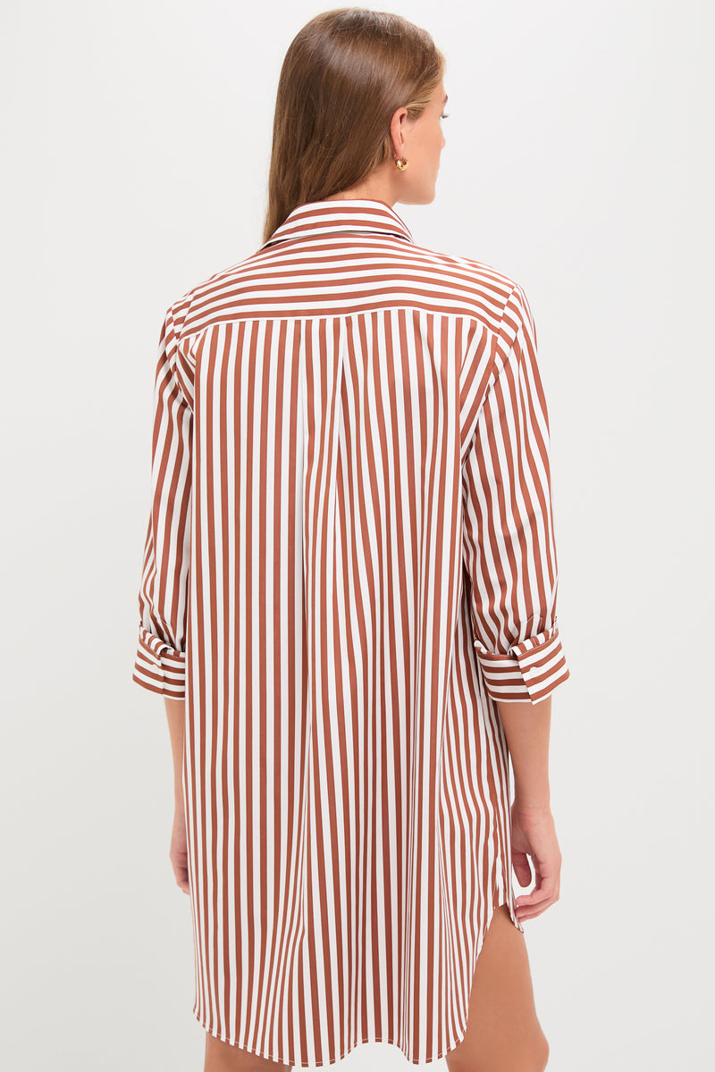 Ivory and Cognac Morning After Dress