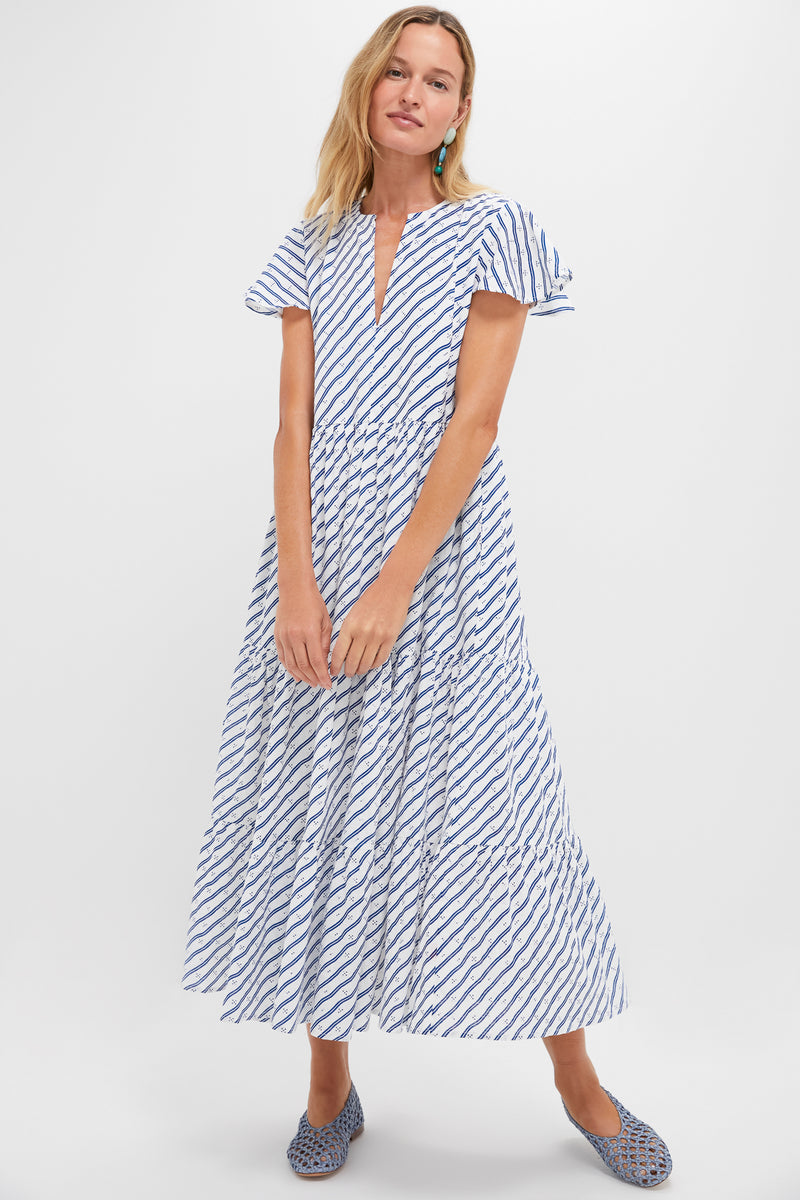 Dipsy Navy V-Neck Maxi Dress