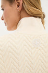 Buttercream Quilted Lucas Quarter Zip