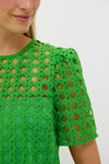 Green Cane Lace Janelle Dress