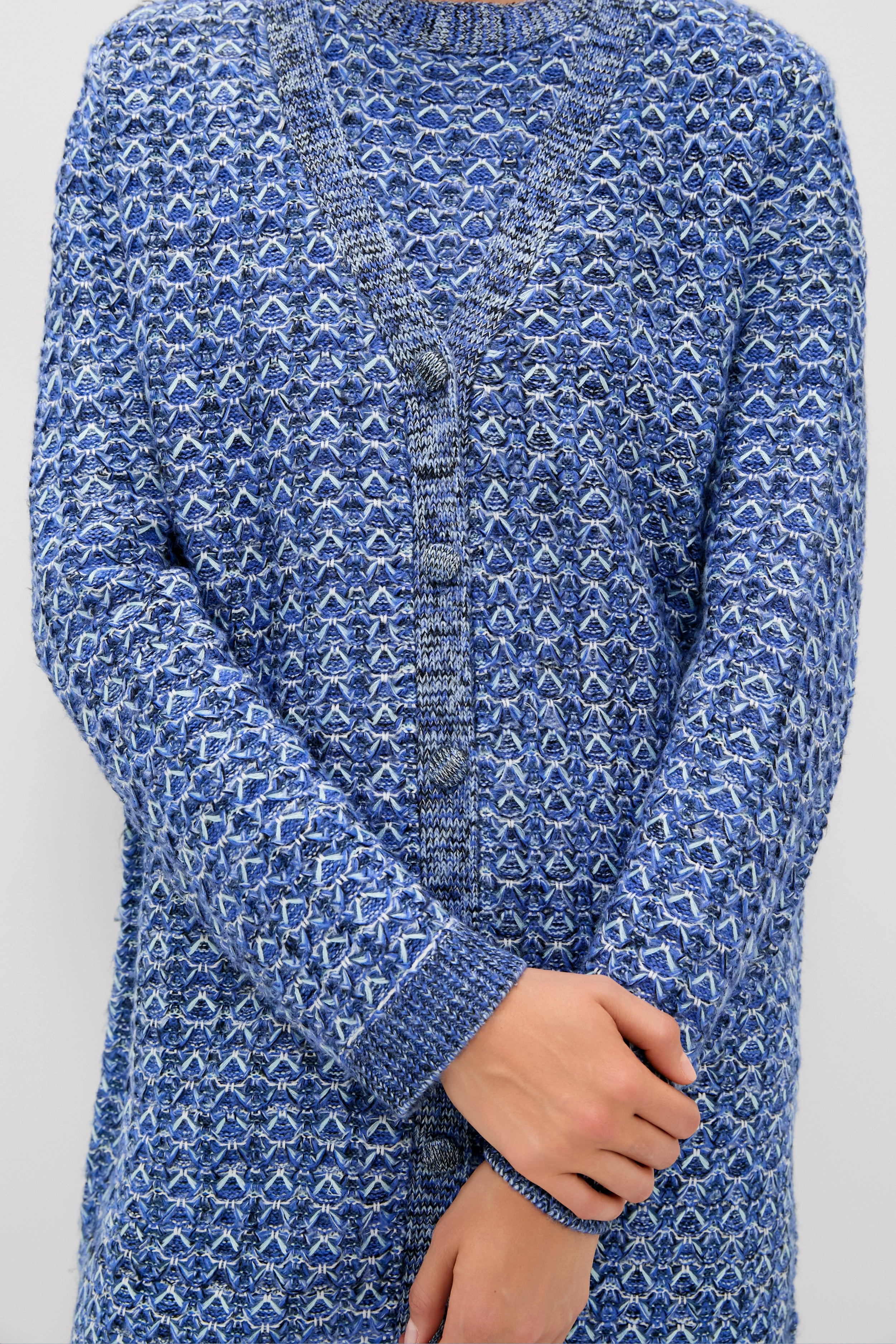 Blue Knit Liv Cardigan | Tuckernuck