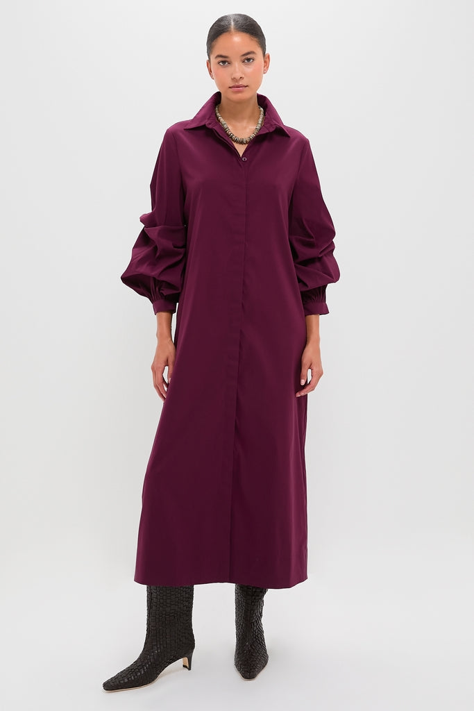 Dark Winetasting Alessia Maxi Dress