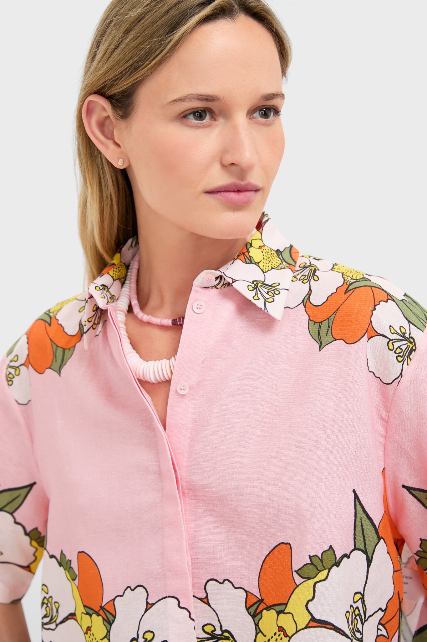 Omnishiro Alani Linen Top