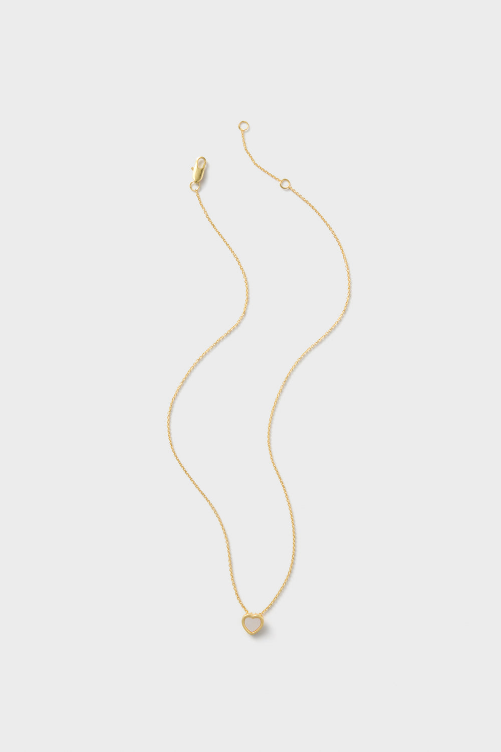 Gold Petite Heart Necklace