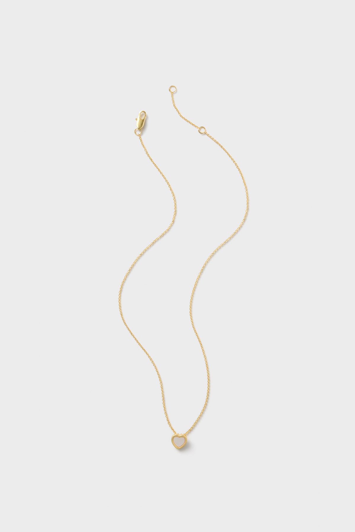 Gold Petite Heart Necklace