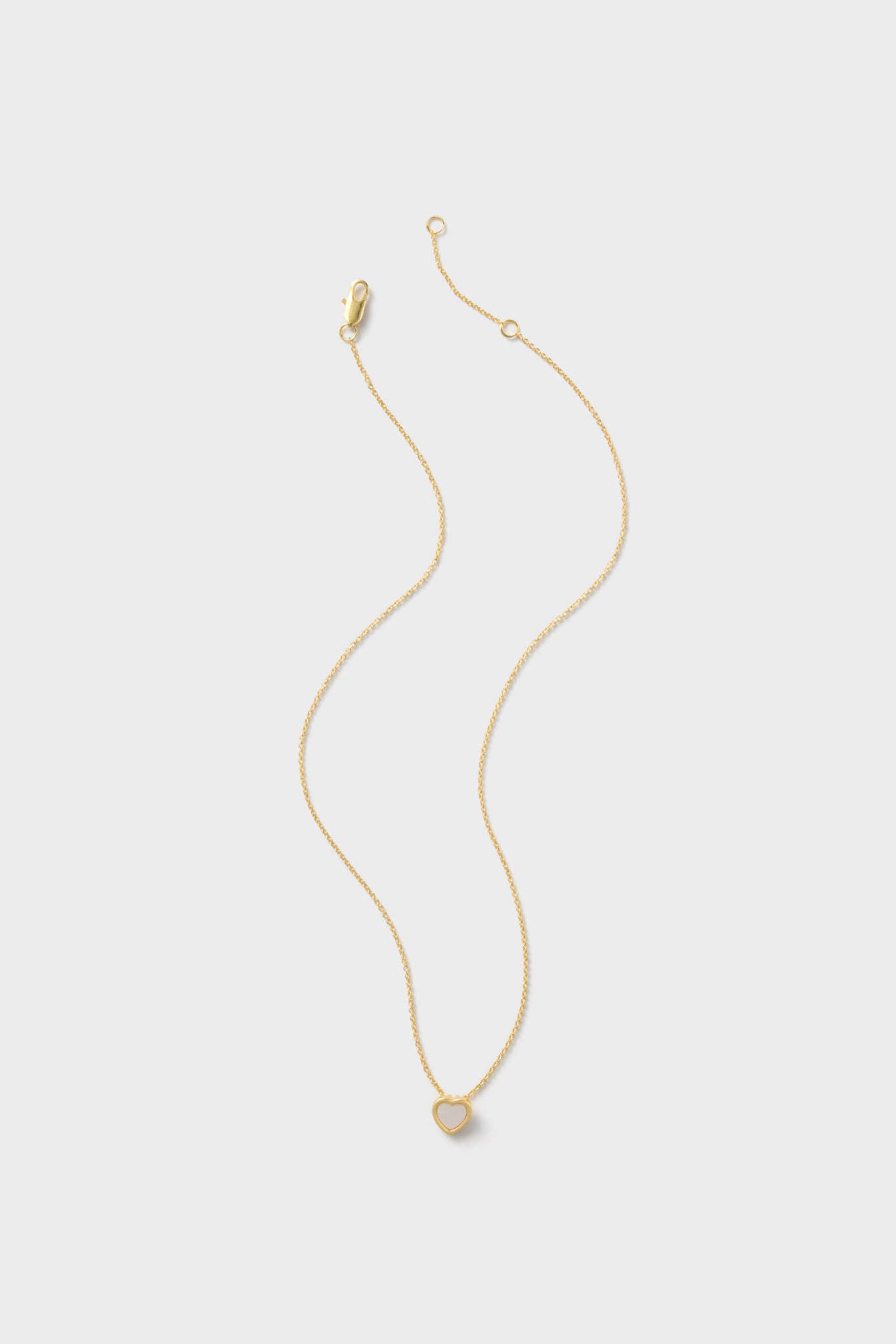 Gold Petite Heart Necklace