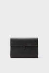 Black Nappa Large Soft Clutch