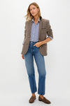 Chestnut Herringbone Cawley Blazer