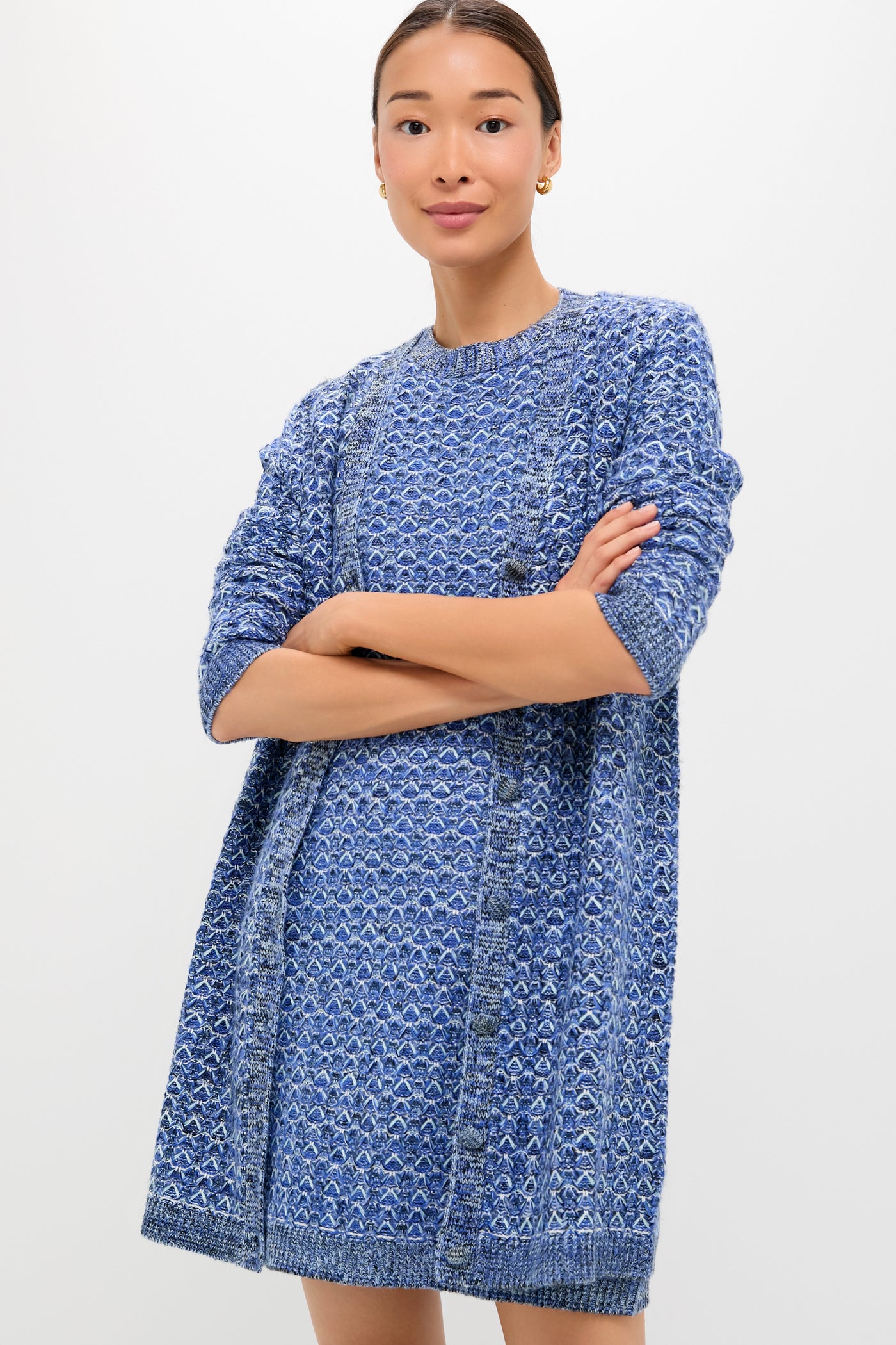 Blue Knit Liv Cardigan