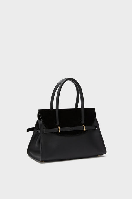 Black River Small Suede Top Handle Bag