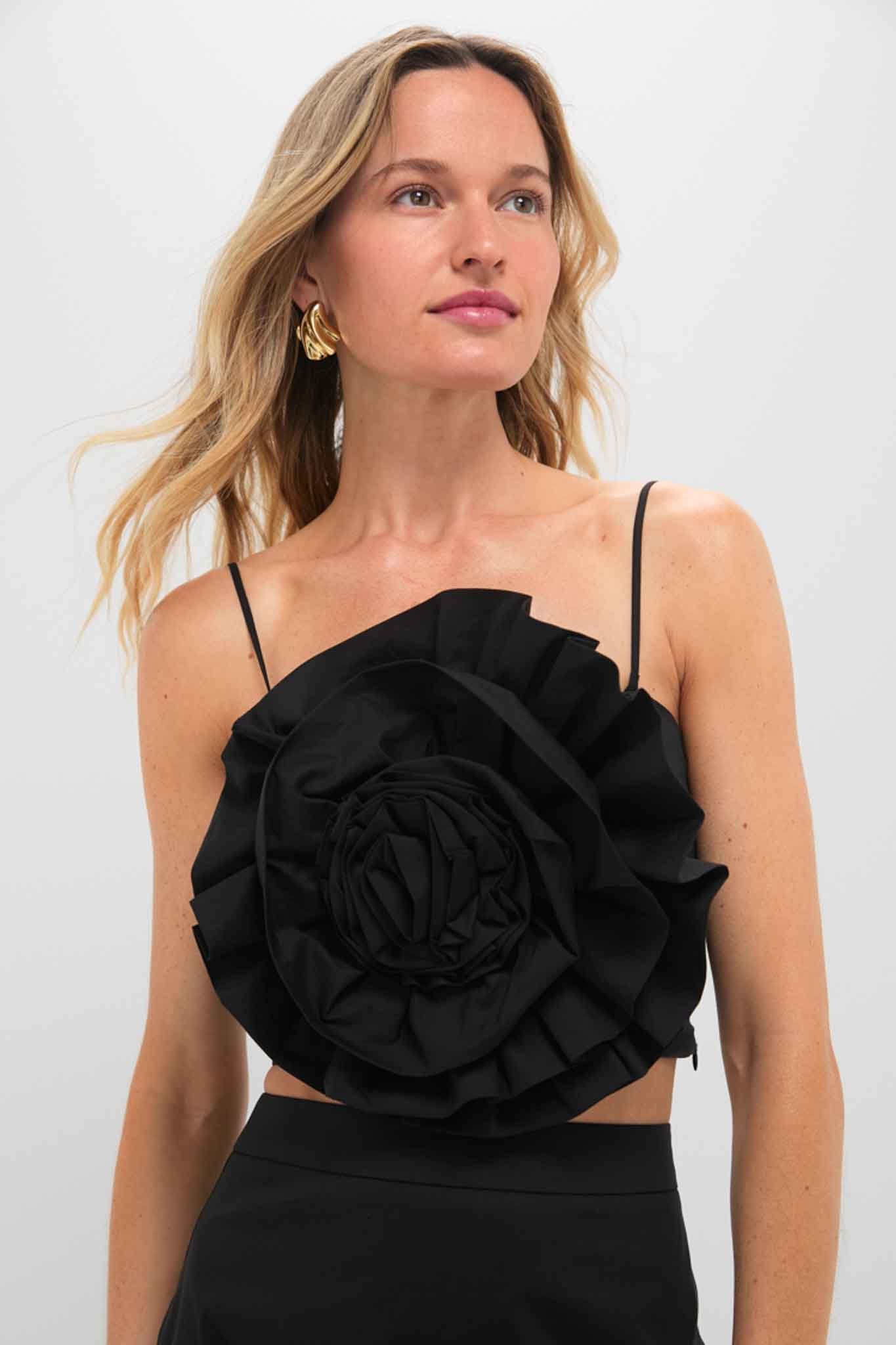 Black Rosie Strapless Top | Hyacinth House