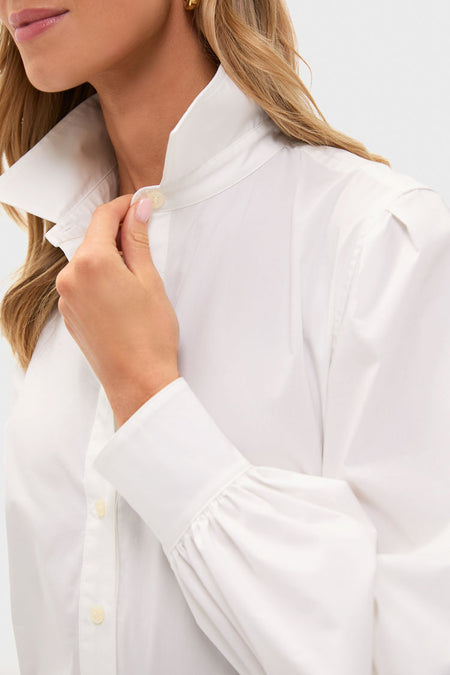 White Carolina Button Down