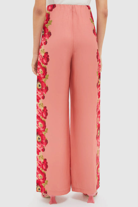Coral Poppy Pierre Pants