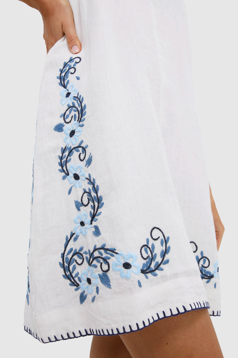 Indigo Blossom Sara Dress