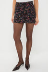 Noir Multi Tolmia Mini Skirt