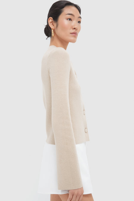 Beige Firmin Cardigan