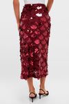 Ruby Paillette Mona Maxi Skirt