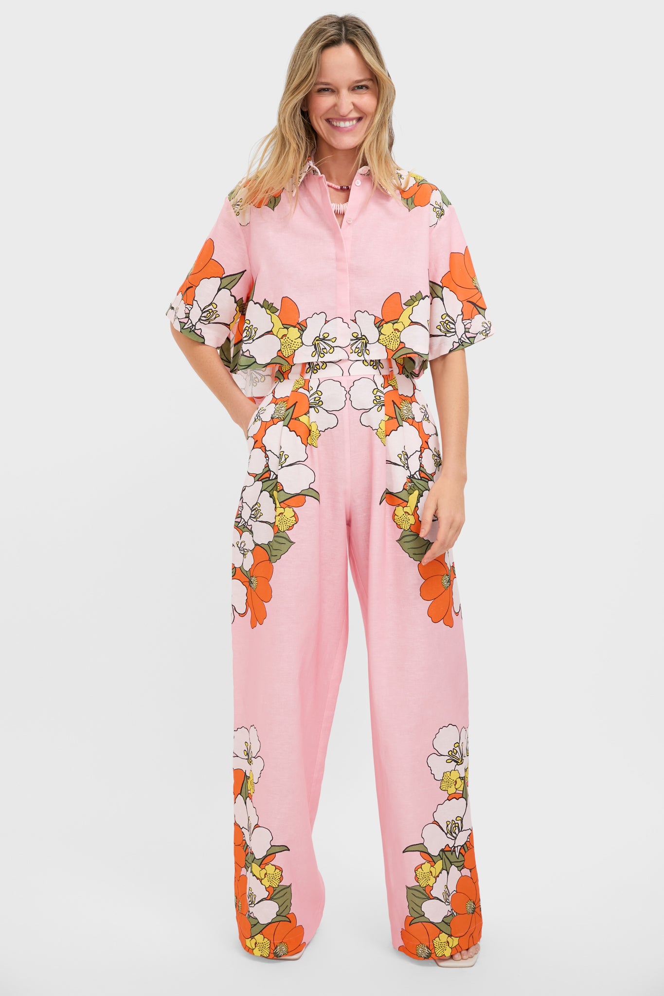 Omnishiro Alani Linen Top