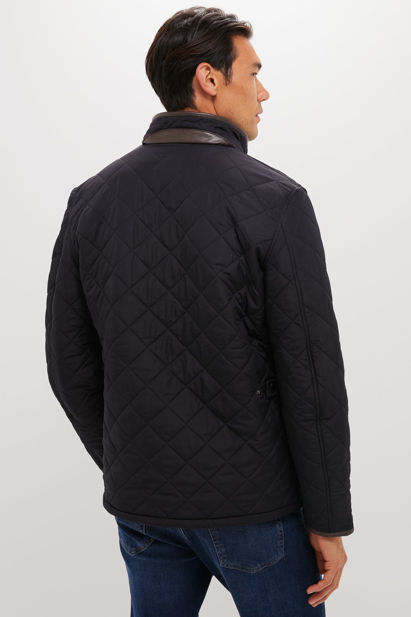 Navy Powell Quilt | Barbour