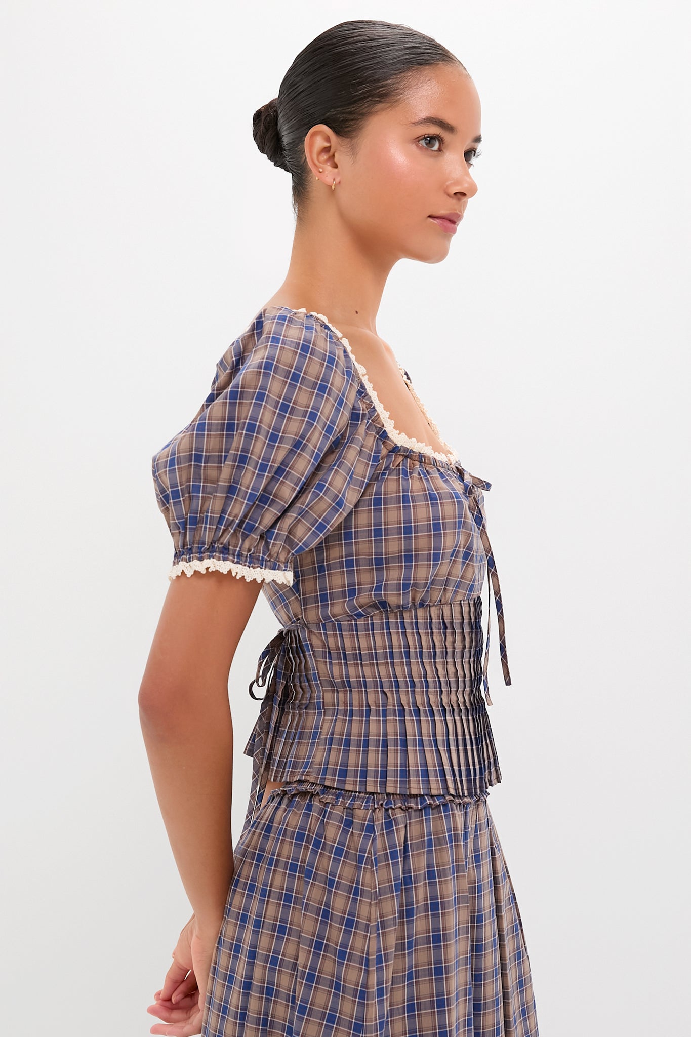 Spencer Plaid Paulina Top