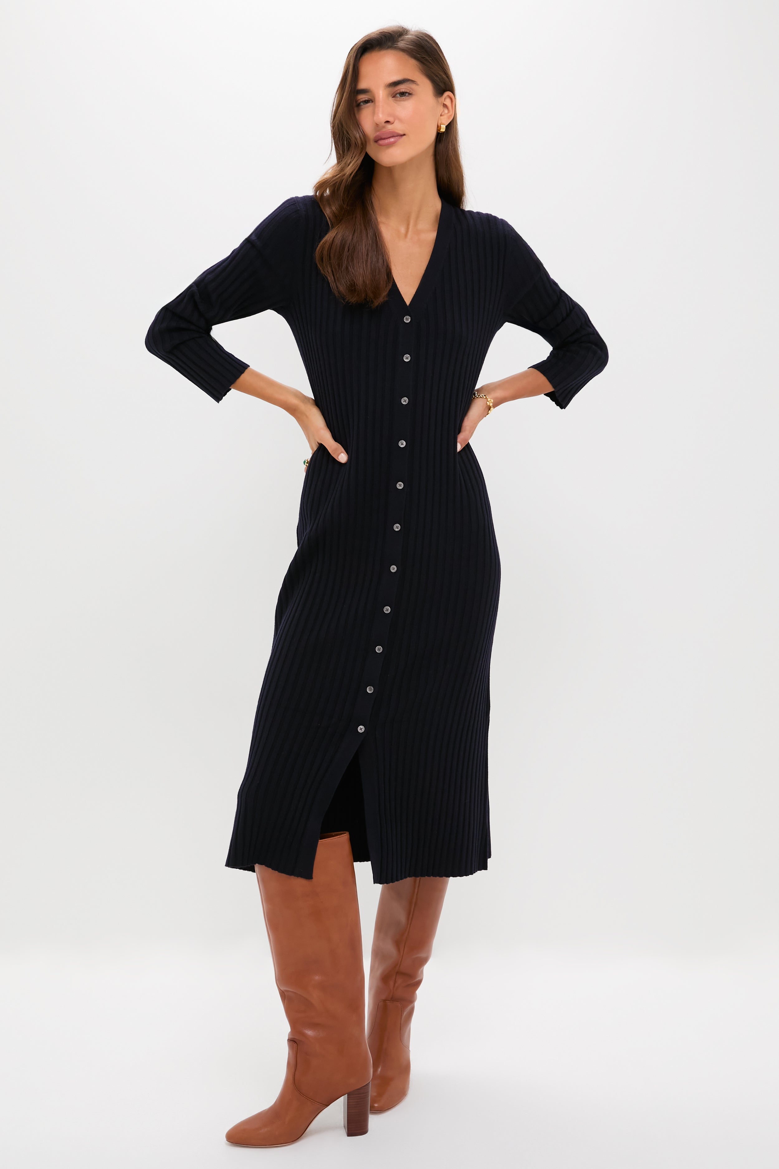 Navy Callum Sweater Dress | Tuckernuck