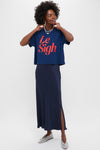 Le Sigh Navy Shrunken Boy Tee