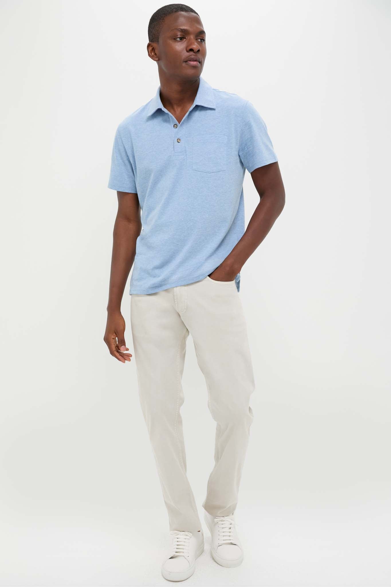 Light Blue Atlantic Polo