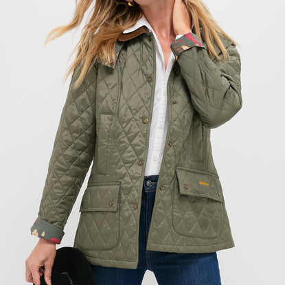 Dusty Khaki Barbour x Tuckernuck Lainey Quilt
