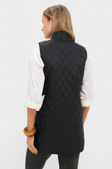 Black Barbour x Tuckernuck Reversible Paisley Vest