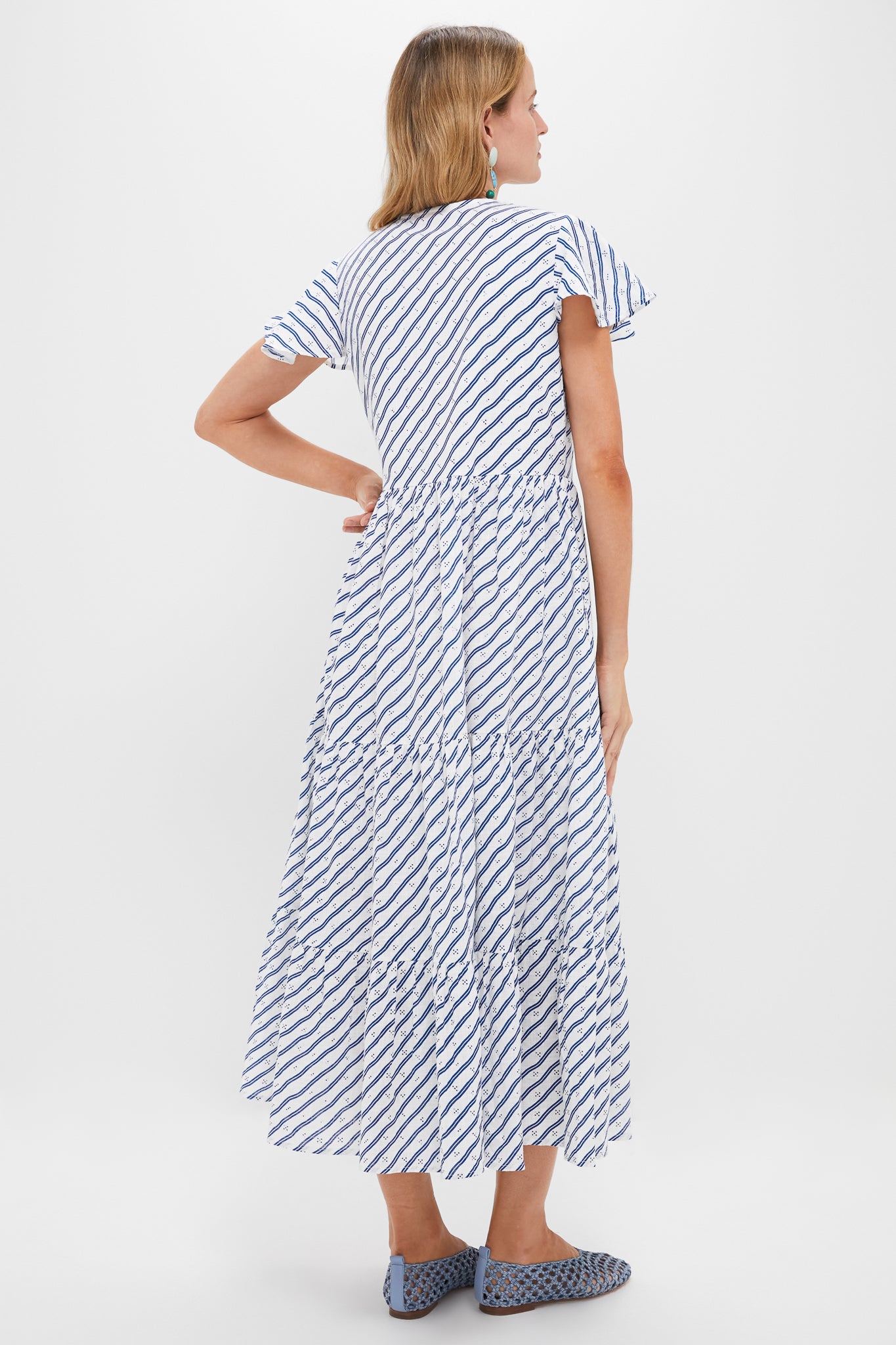 Dipsy Navy V-Neck Maxi Dress