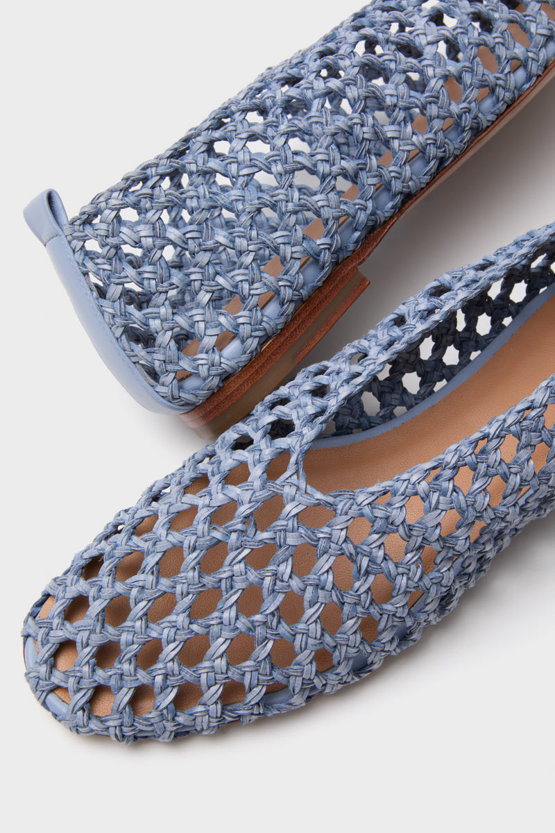 Blue Woven Ballerina