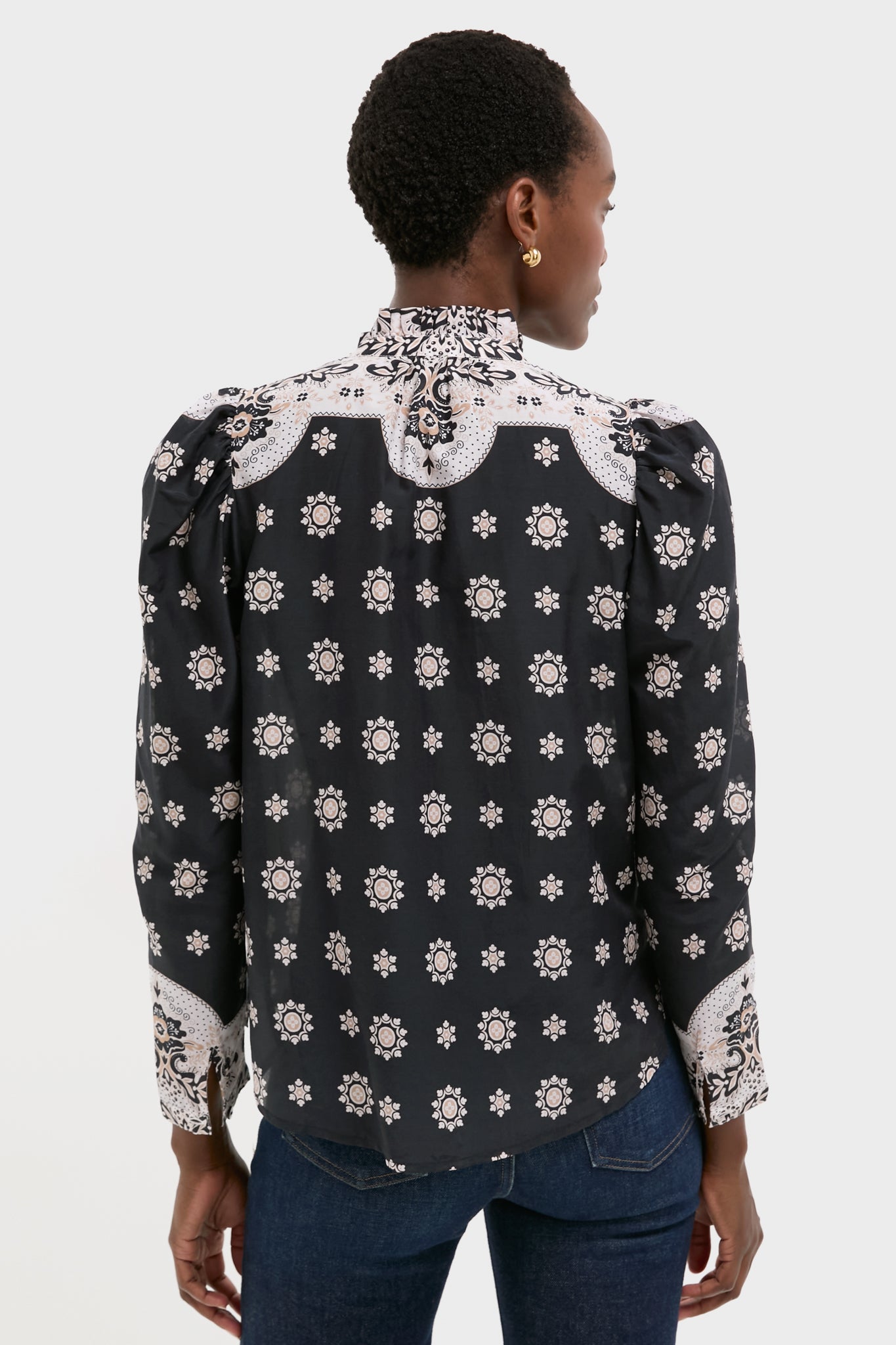 Black Bandana Artemis Bronco Shirt