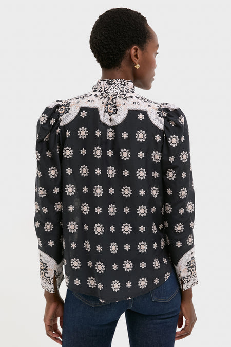 Black Bandana Artemis Bronco Shirt