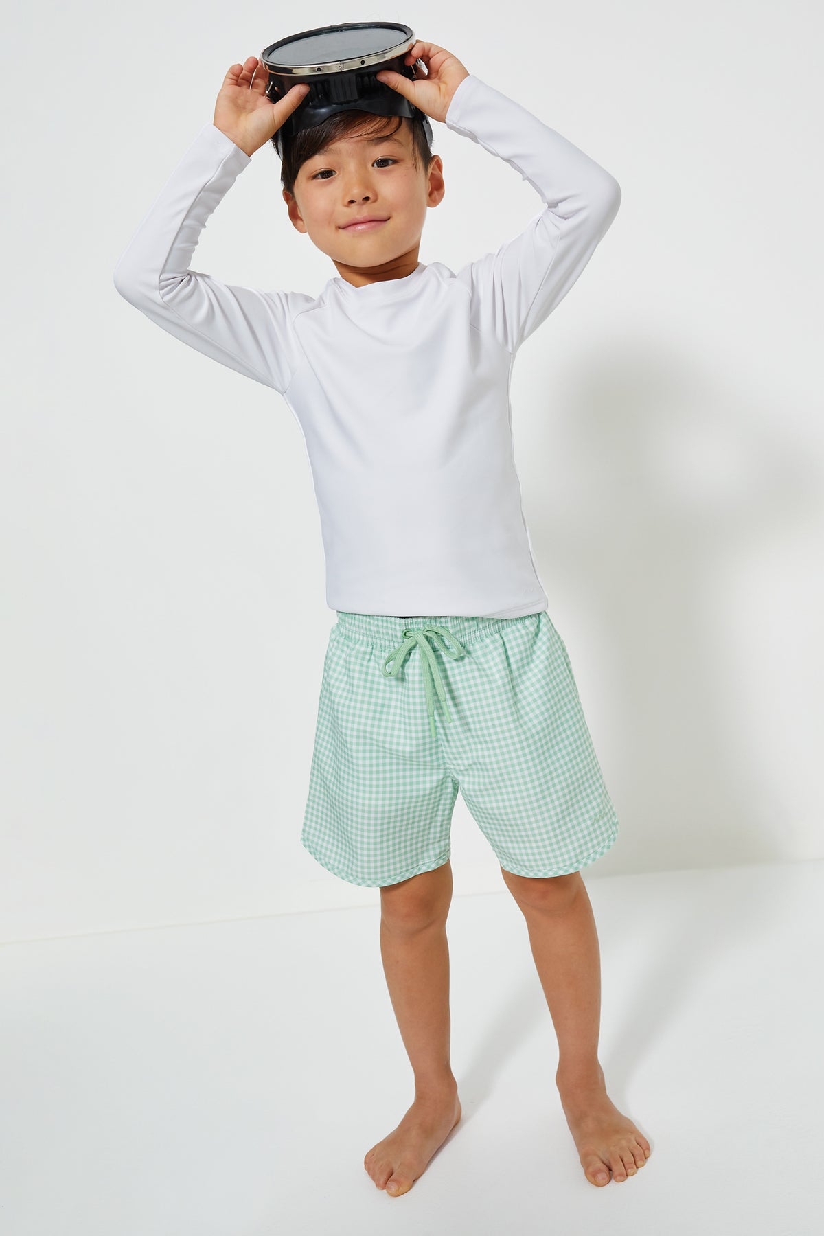 Palm Gingham Boardie