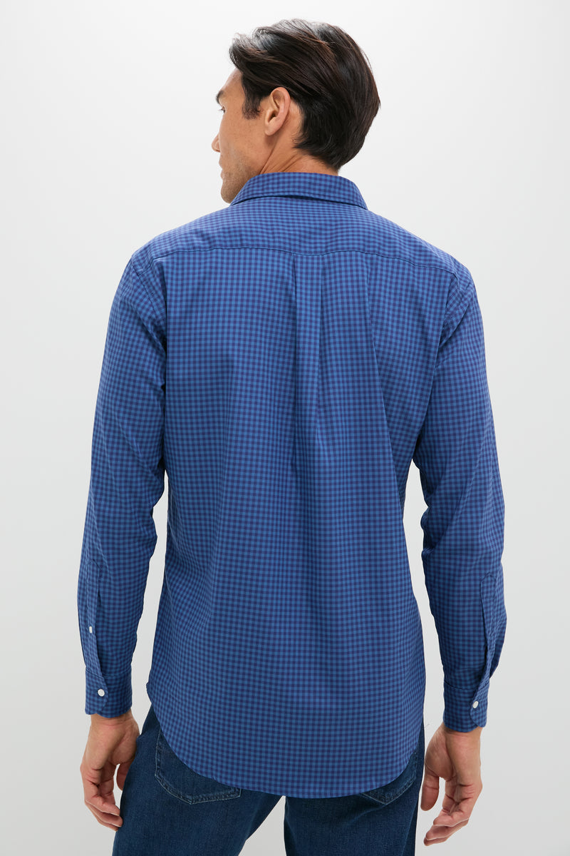 Blue Haze Conway Crown Lite Cotton-Stretch Sport Shirt