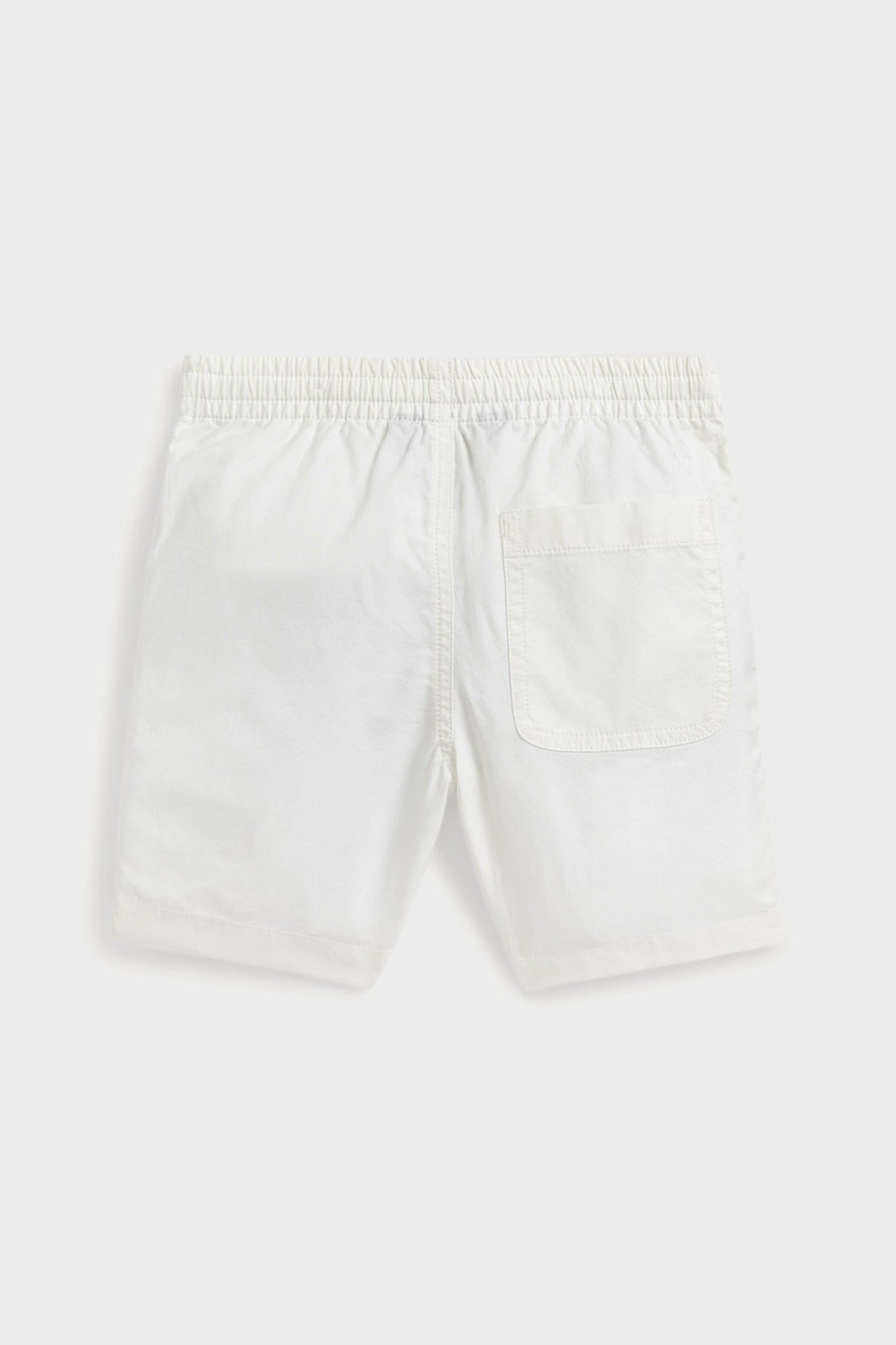 Deckwash White Parachute Twill Relaxed Fit Easy Short