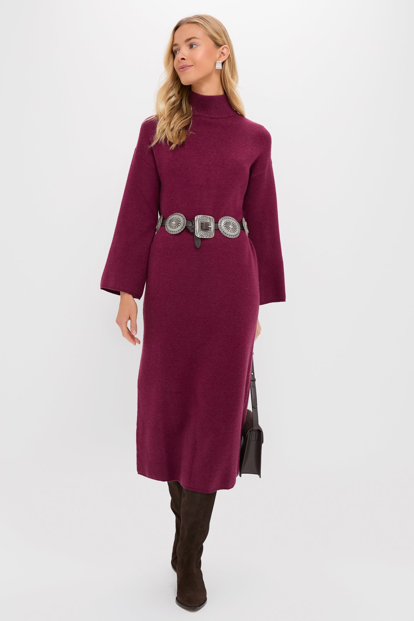 Cranberry Vivianne Midi Dress