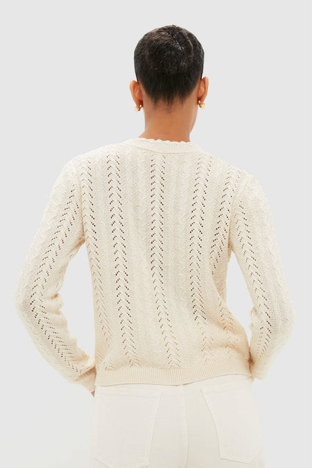 Champagne Annalise Cardigan