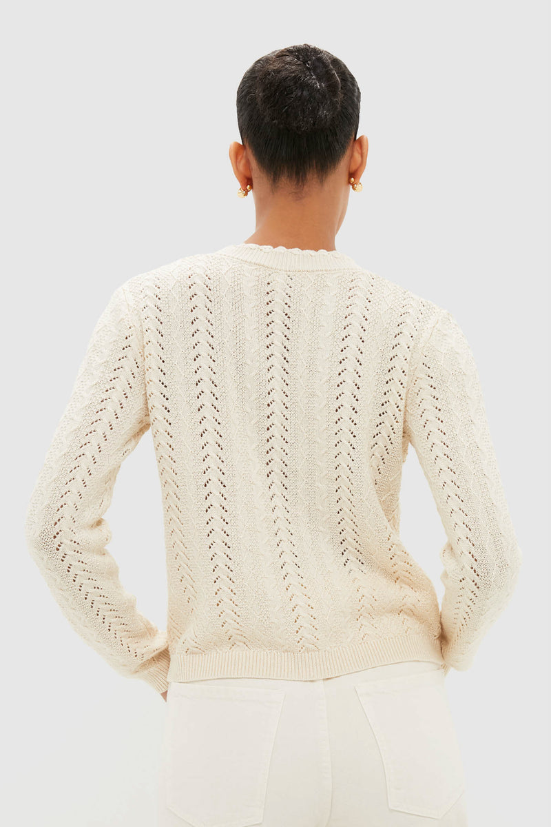 Champagne Annalise Cardigan
