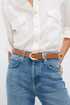 Tan and Gold Marisa Belt