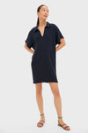 Navy Maren Mini Polo Dress