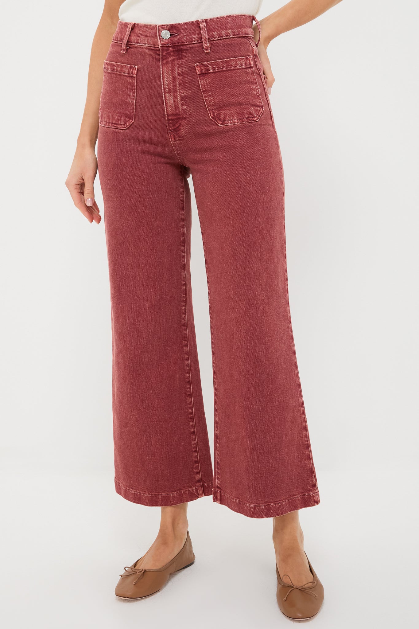 Sandwashed Spice Virginia Wideleg Ankle