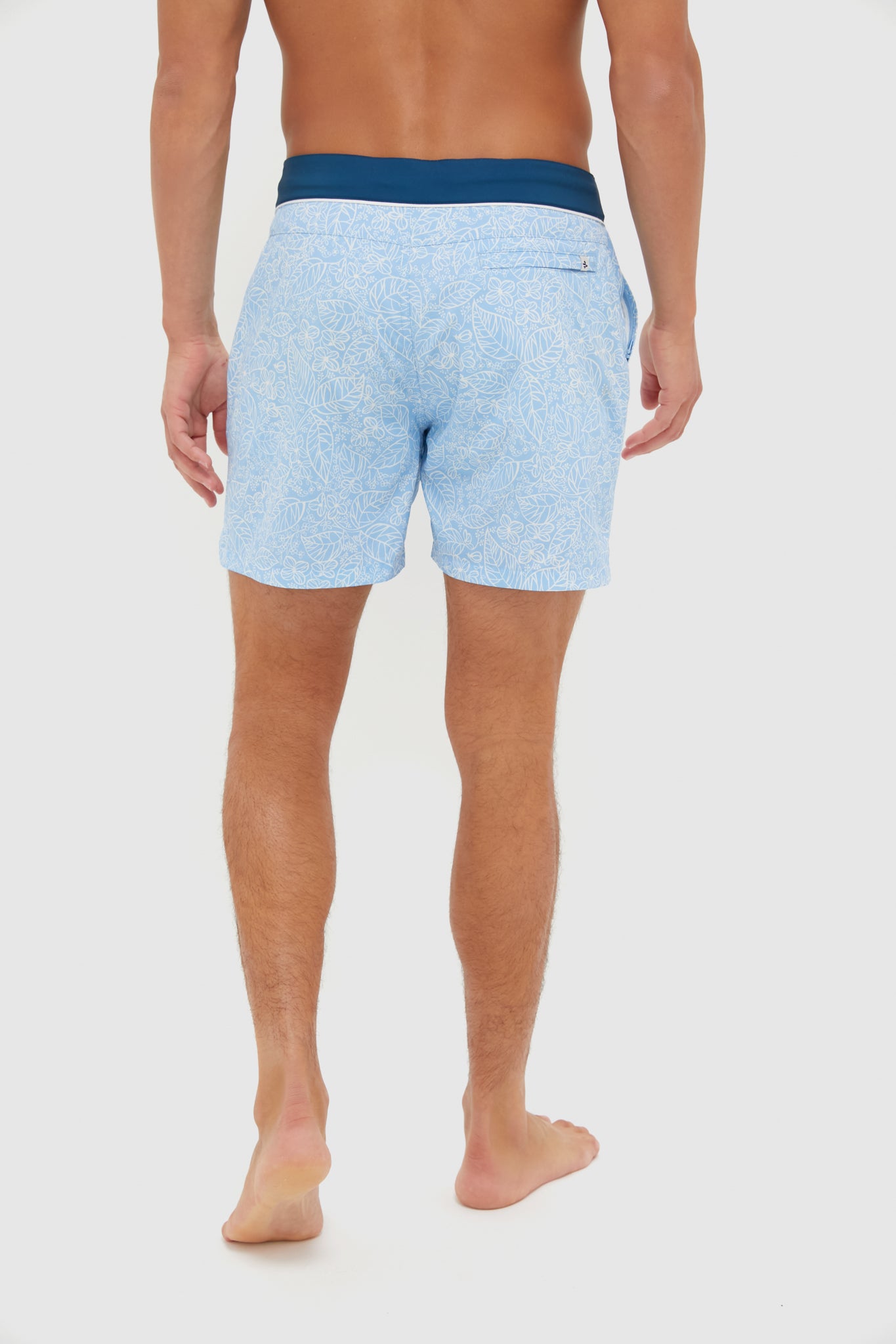 Tropical Blue Bondi Snap Boardies