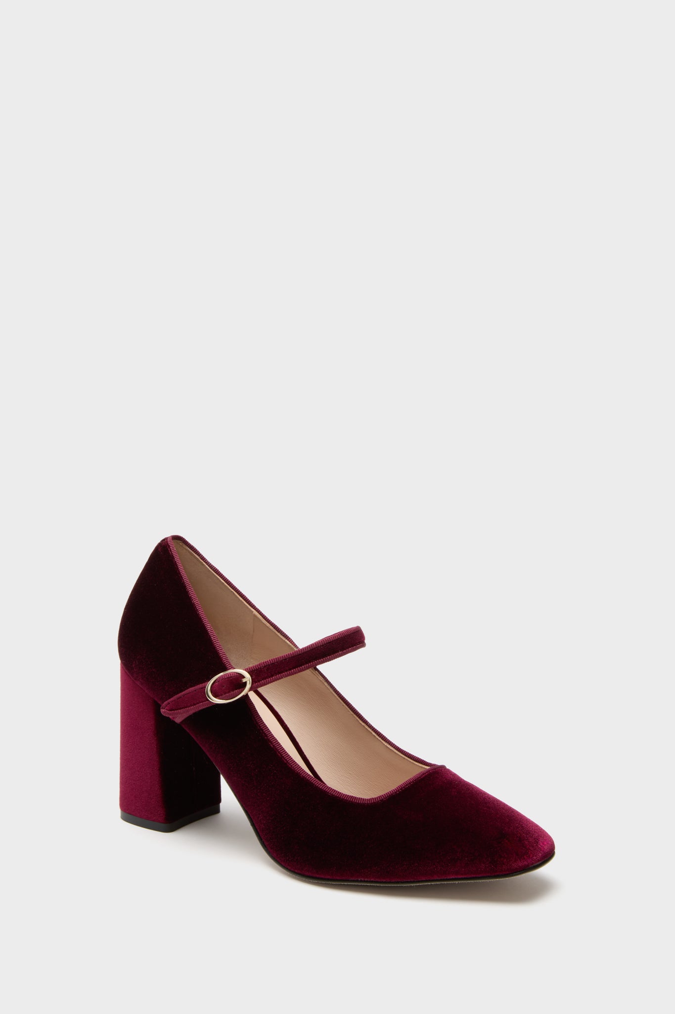 Oxblood Velvet Julia Heels | Tuckernuck Shoes