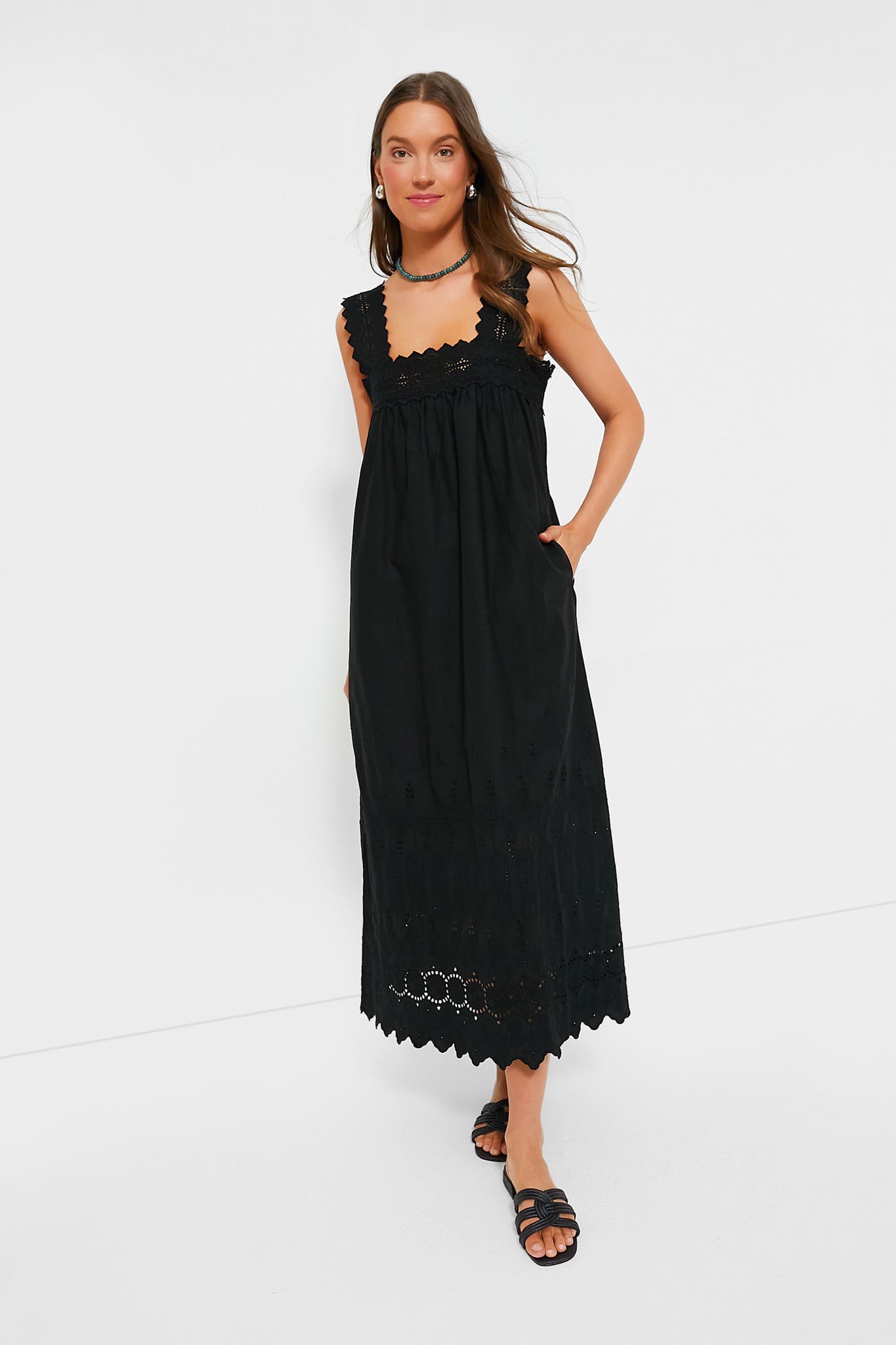 Black Amelia Shift Dress | POSSE