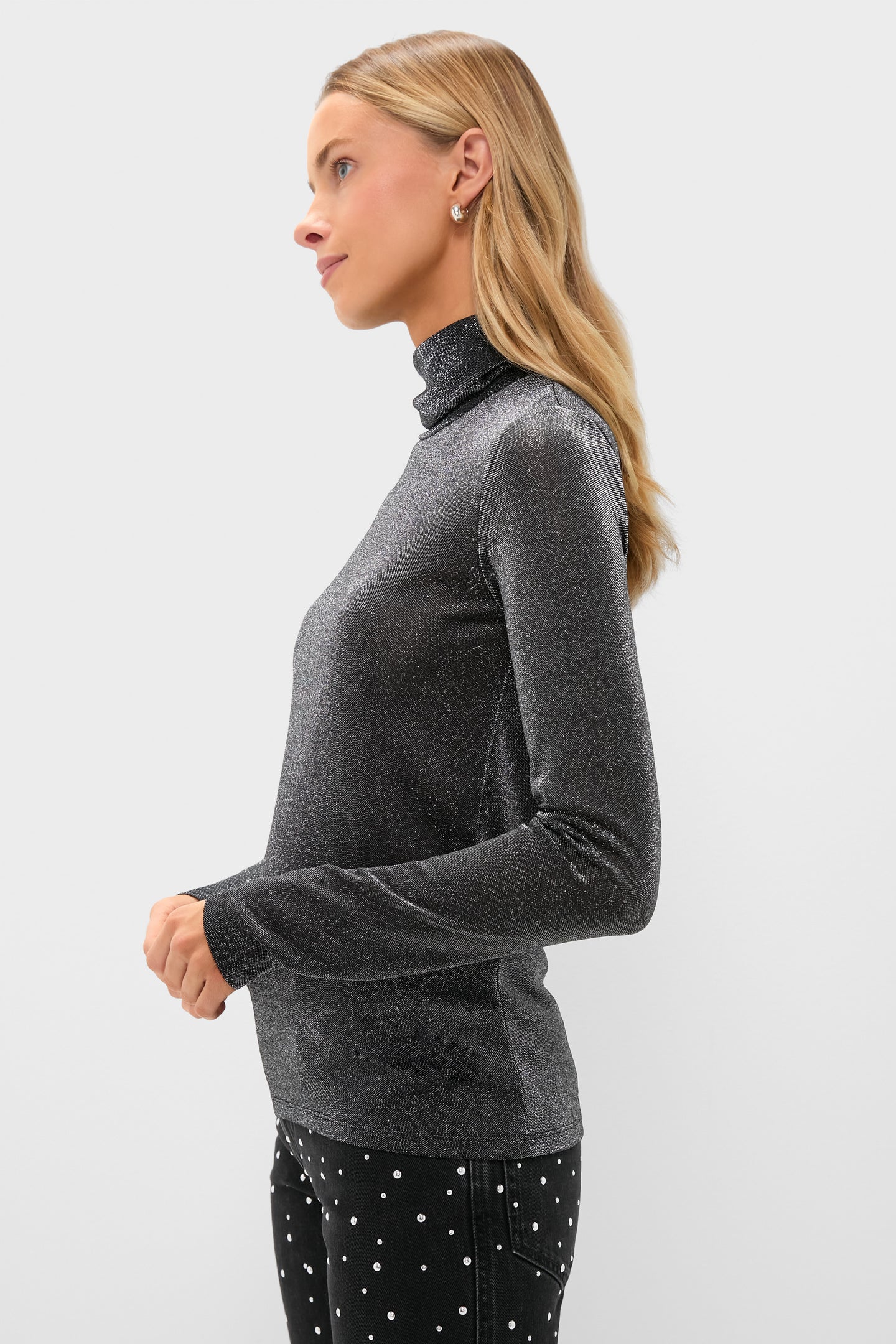 Gun Metal Jadia Turtleneck