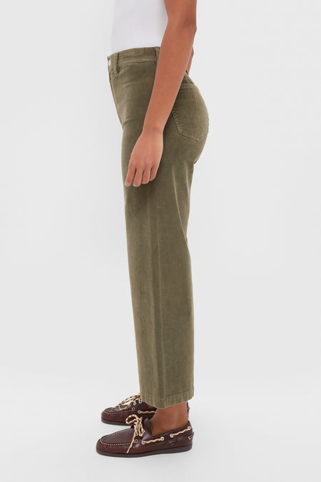 Sequoia Penny Crop High Rise Wide Leg