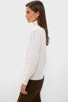 Ivory Cashmere Turtleneck Sweater