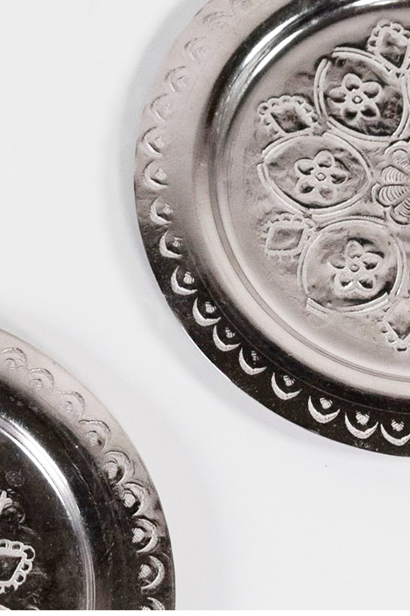 Moroccan Berber Silver Coasters (Set of 4)