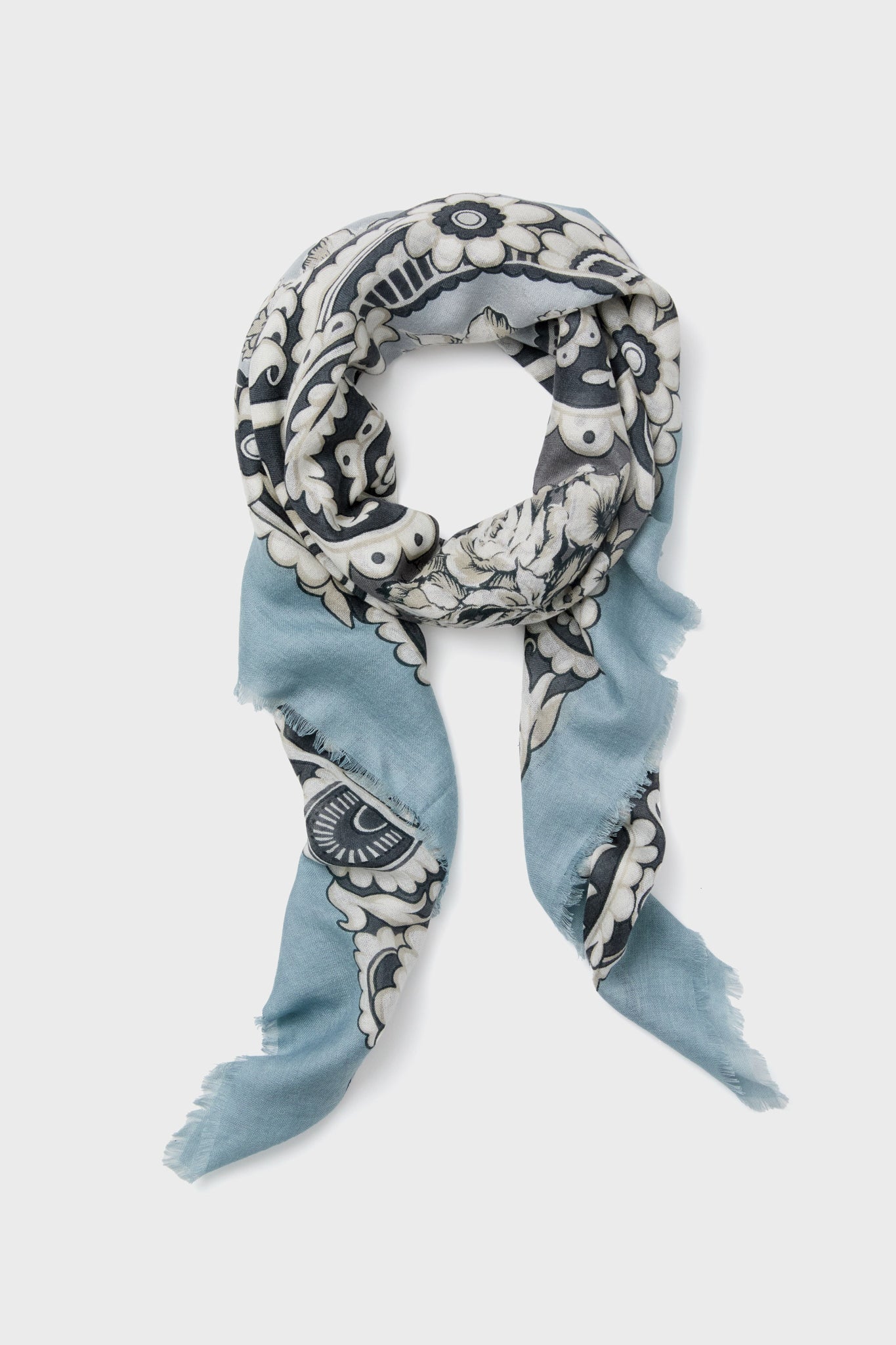 Zadig & Voltaire store Grey Cashmere Scarf